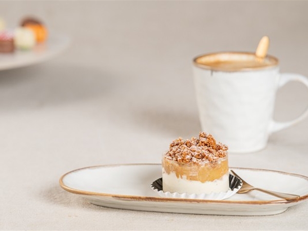 Appel crumble gebakje