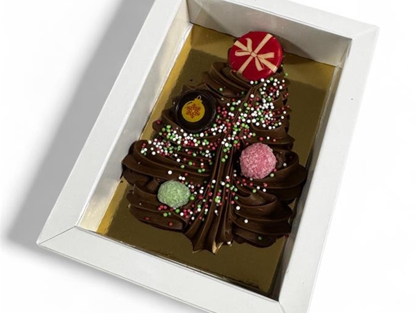 Chocolade kerstboom klein