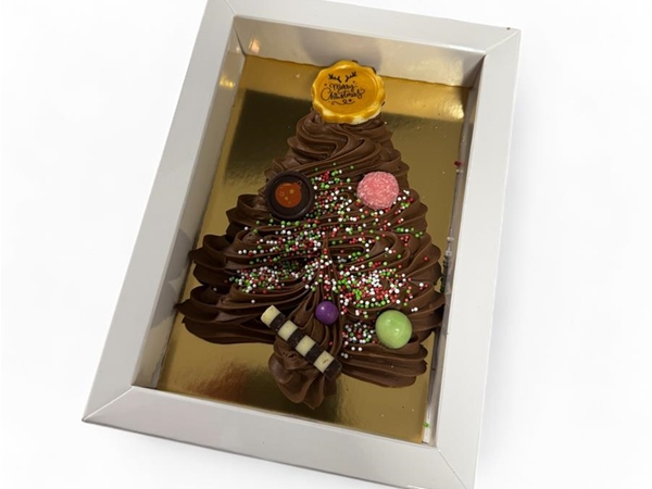 Chocolade kerstboom groot